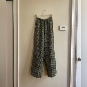 Lisa Says Gah Green Checkered Bailey Pants